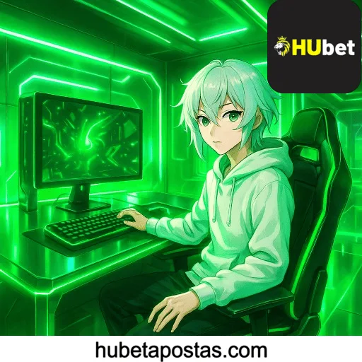 Banner destacando o app HUBET disponível para baixar grátis