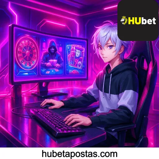 Imagem promovendo download gratuito do app HUBET