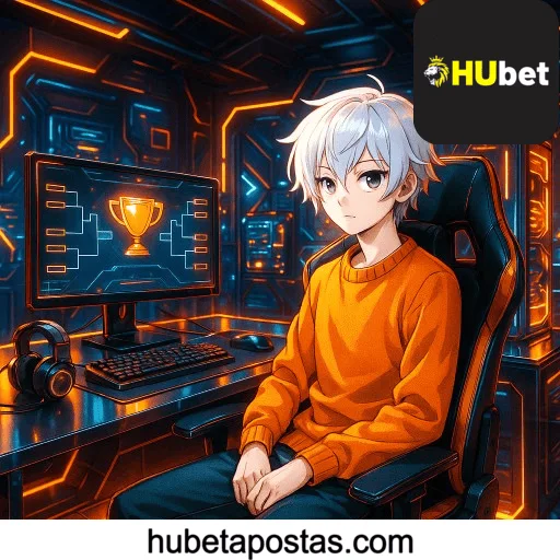 Imagem promovendo a página oficial da HUBET no Facebook