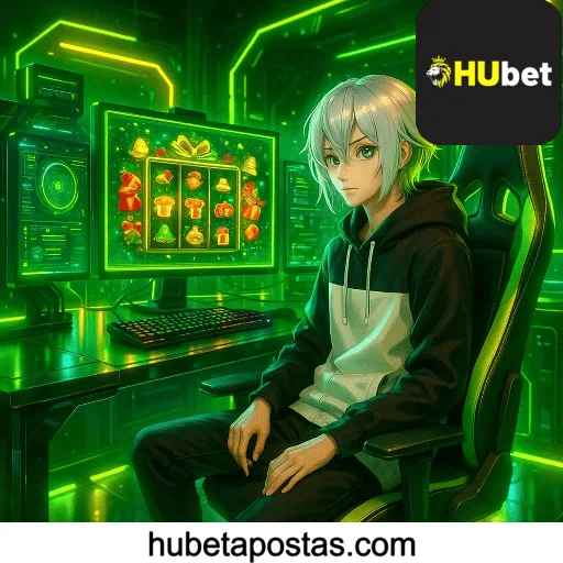 Imagem promovendo jogos de loteria online da HUBET com prêmios incríveis.